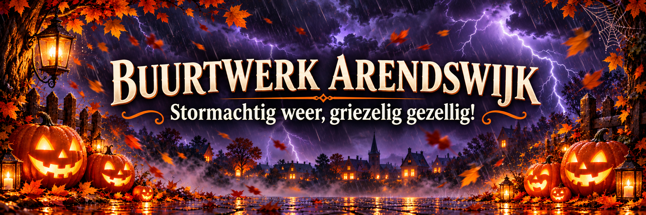 Stormachtige Halloween in Arendswijk